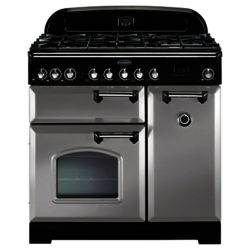 Rangemaster Classic Deluxe 90 Dual Fuel Range Cooker Royal Pearl